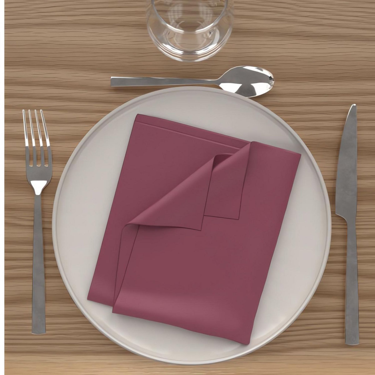 SOLEIL D'OCRE Lot de 3 serviettes de table 40X40 cm ALIX, par Soleil d'Ocre