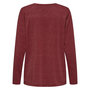 Voir la diapositive 2 : Only T-shirt Bordeaux Femme Only Harly ML