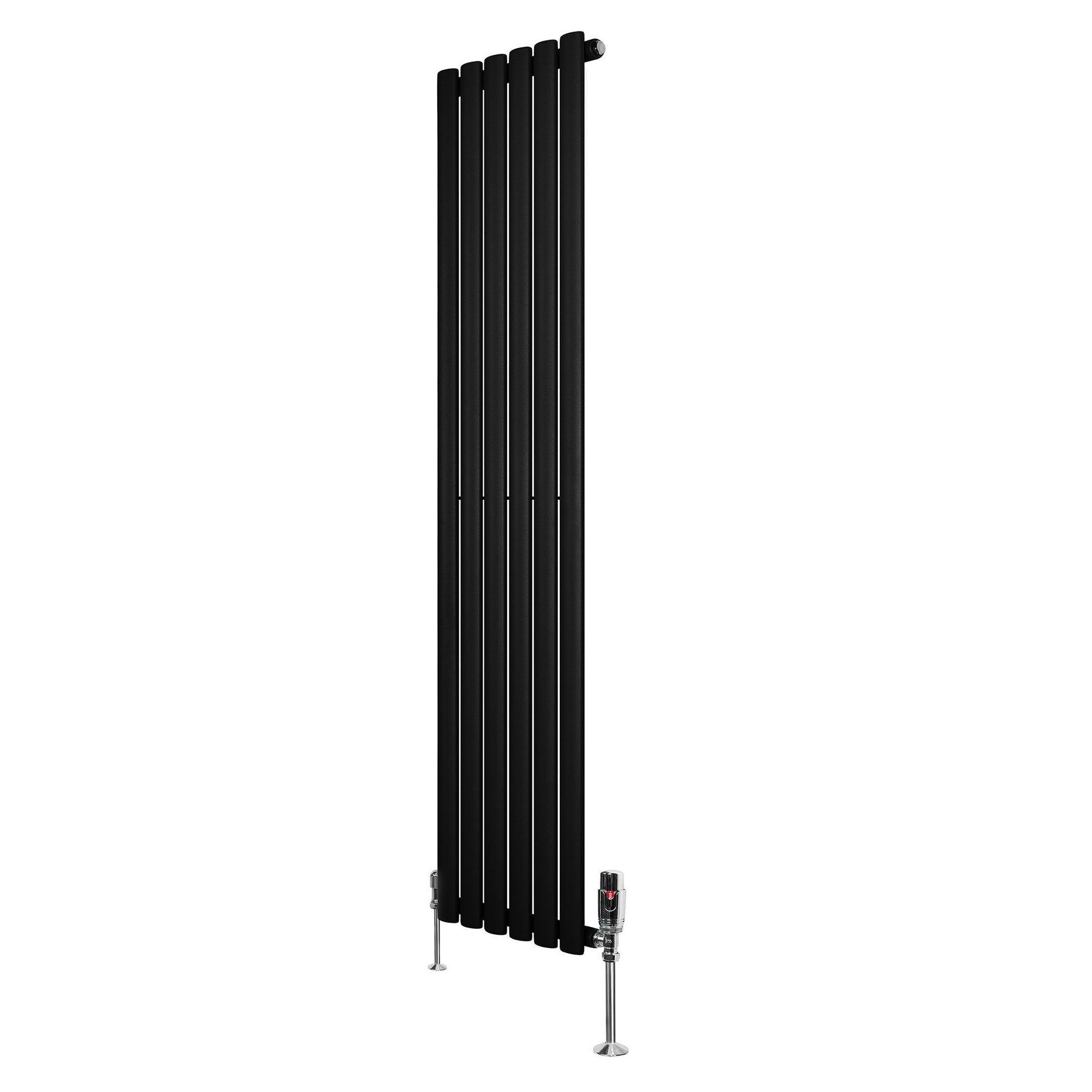 Voir la diapositive 1 : MONSTERSHOP Radiateur à colonnes ovales & vannes, 1 panneau - 1600 x 360 mm