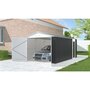 Habitat et Jardin Garage métal  Houston  15,36 m² - Anthracite