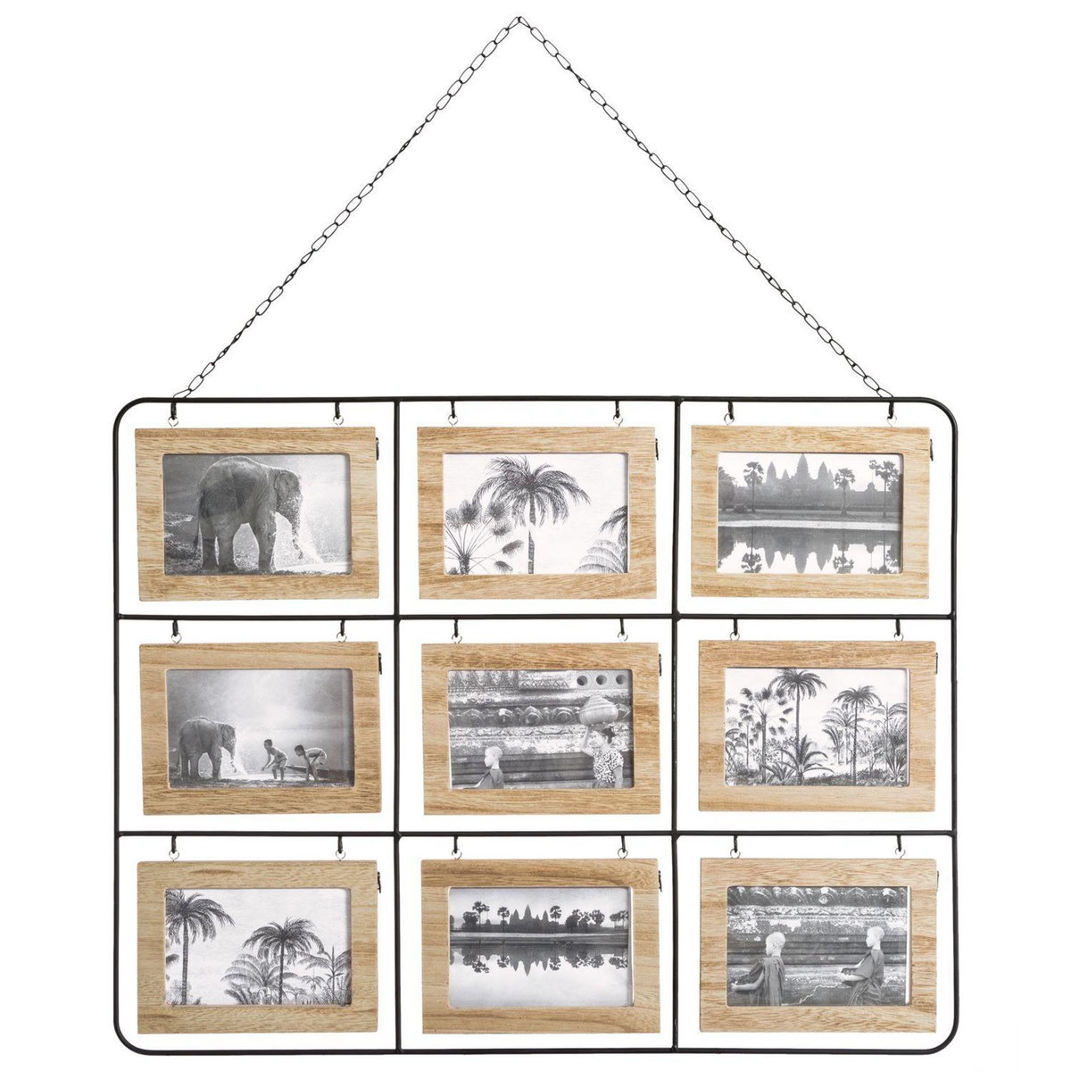 ATMOSPHERA Pêle-mêle ethnique Nomad - 18 Photos - Noir