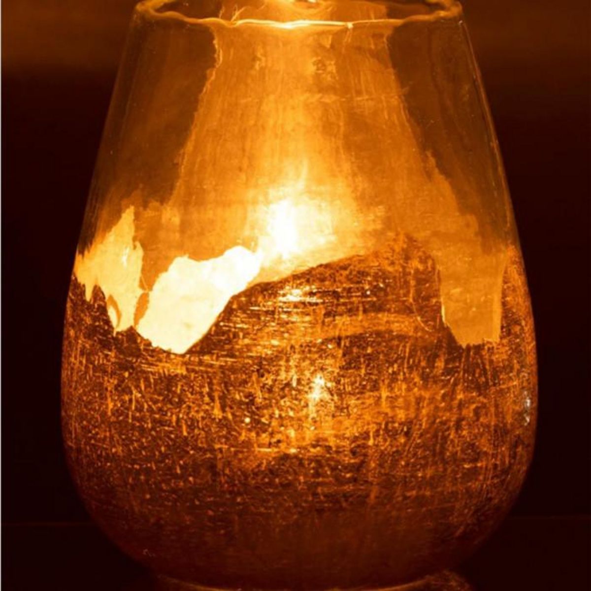 Paris Prix Photophore Rond en Verre  Zoé  31cm Transparent