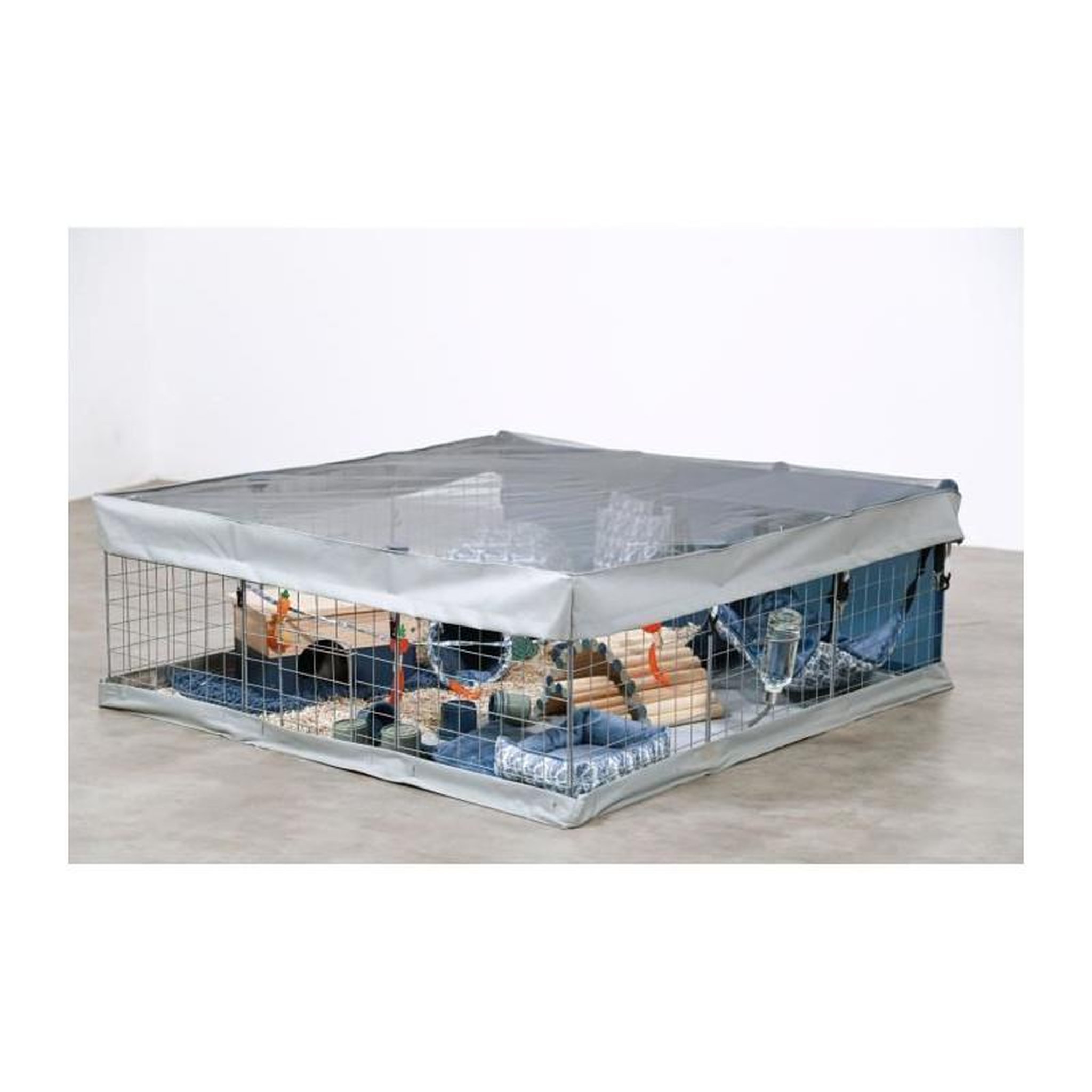 Voir la diapositive 3 : Zolux Enclos modulable - ZOLUX - Neo park - Parc pour petits animaux - Cochin d'inde - 105X105X35 - 1,10 m²
