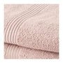 Voir la diapositive 3 : Today Lot de 2 serviettes de toilette TODAY 50x90 cm 100% Coton - Rose des sables