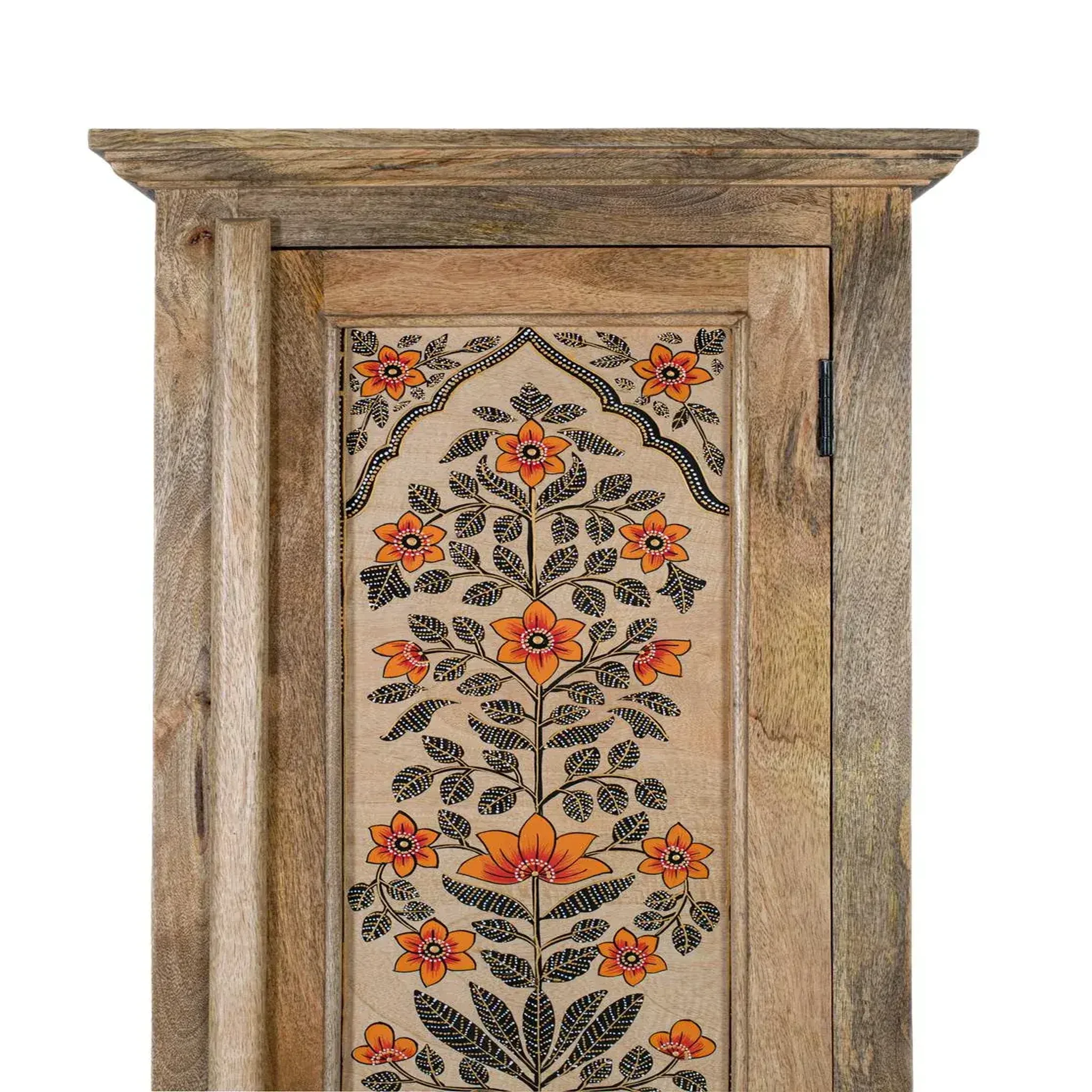 Voir la diapositive 3 : GINER Y COLOMER SL Armoire en bois de manguier 55cm style ethnique colonial