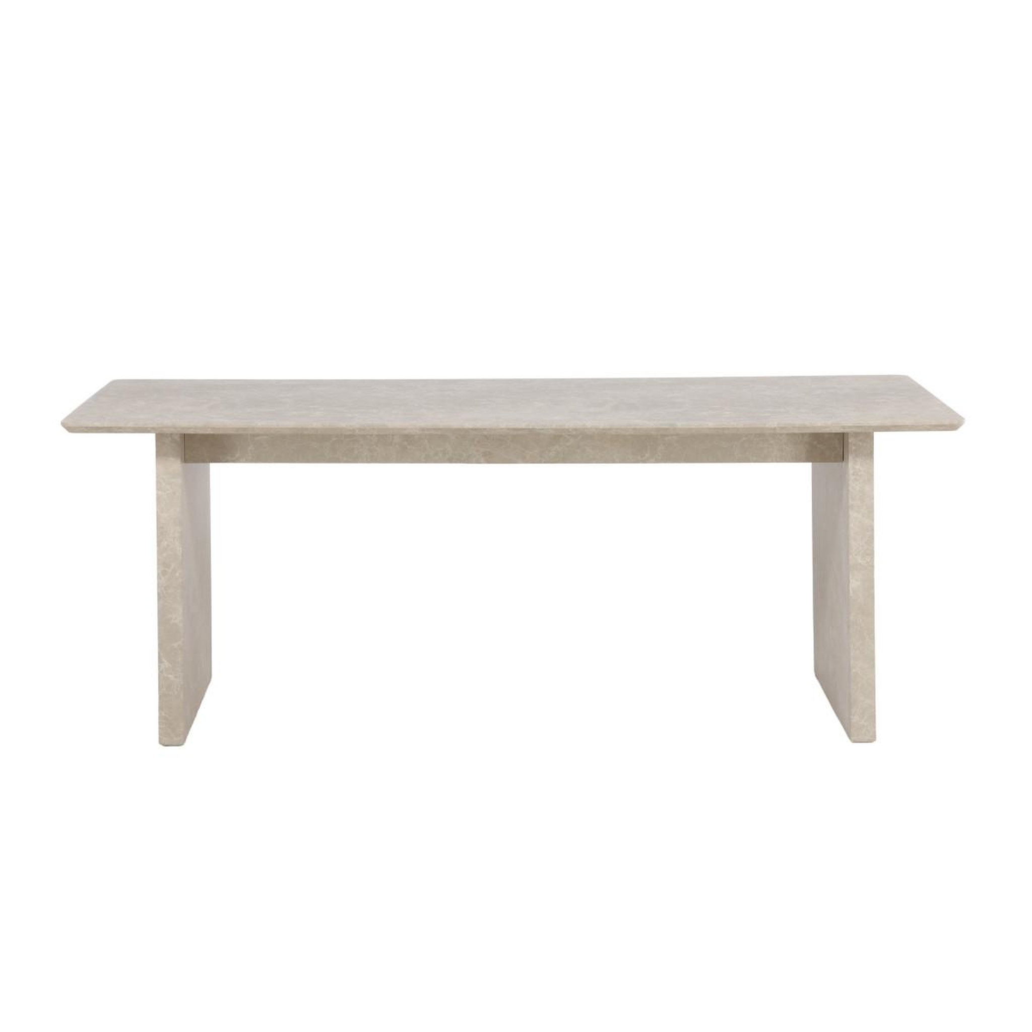 Voir la diapositive 2 : Paris Prix Table à manger design  vail  200cm beige