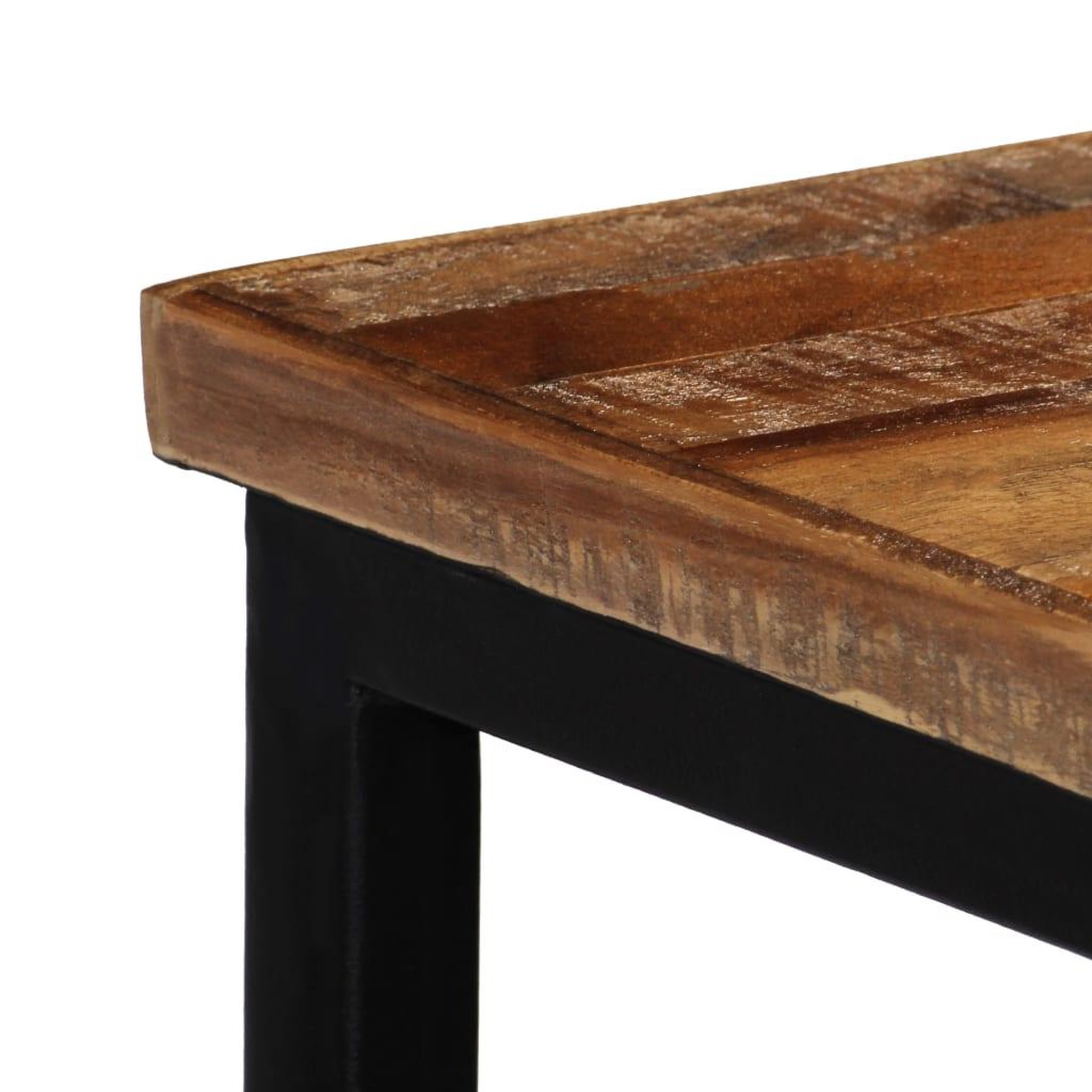 Voir la diapositive 5 : VIDAXL Table console teck recycle massif 90 x 30 x 76 cm