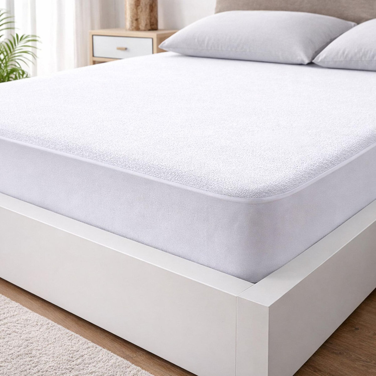 Home collection Protège matelas 100% bouclette eponge et impermeable