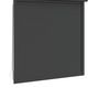 Voir la diapositive 2 : VIDAXL Volet roulant aluminium 130x140 cm anthracite