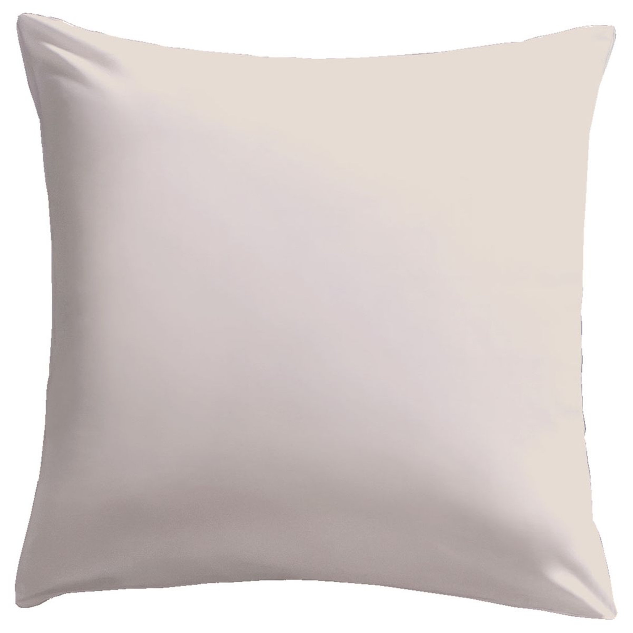 Taie d'oreiller unie en microfibre 