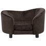 Voir la diapositive 3 : VIDAXL Canape pour chien Marron 69x49x40 cm Peluche