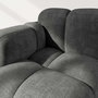 Voir la diapositive 4 : LISA DESIGN Grace - module d'assise gauche en velours texturé