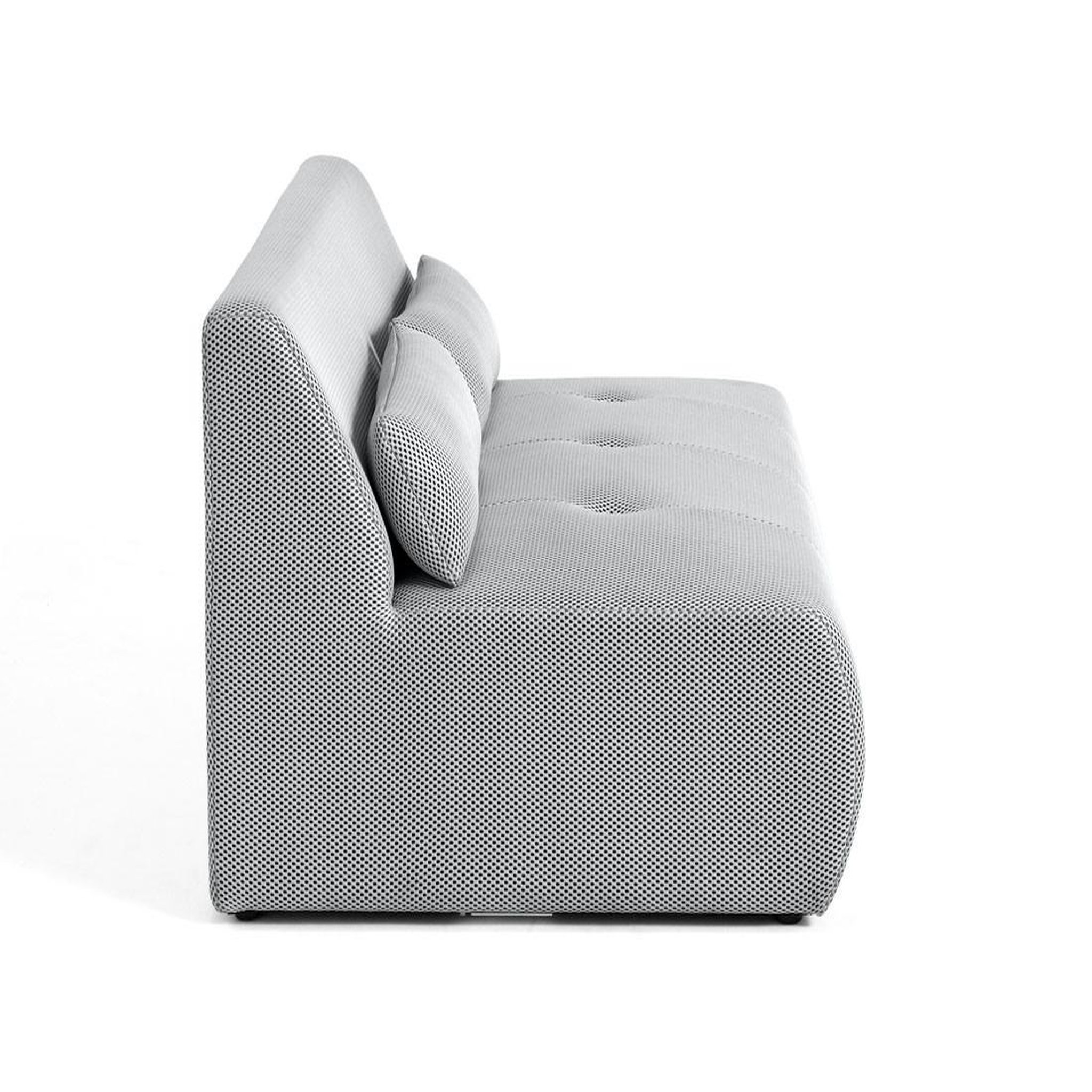 Voir la diapositive 3 : LISA DESIGN Onyx - canapé droit 2 places - en tissu mailles 3d