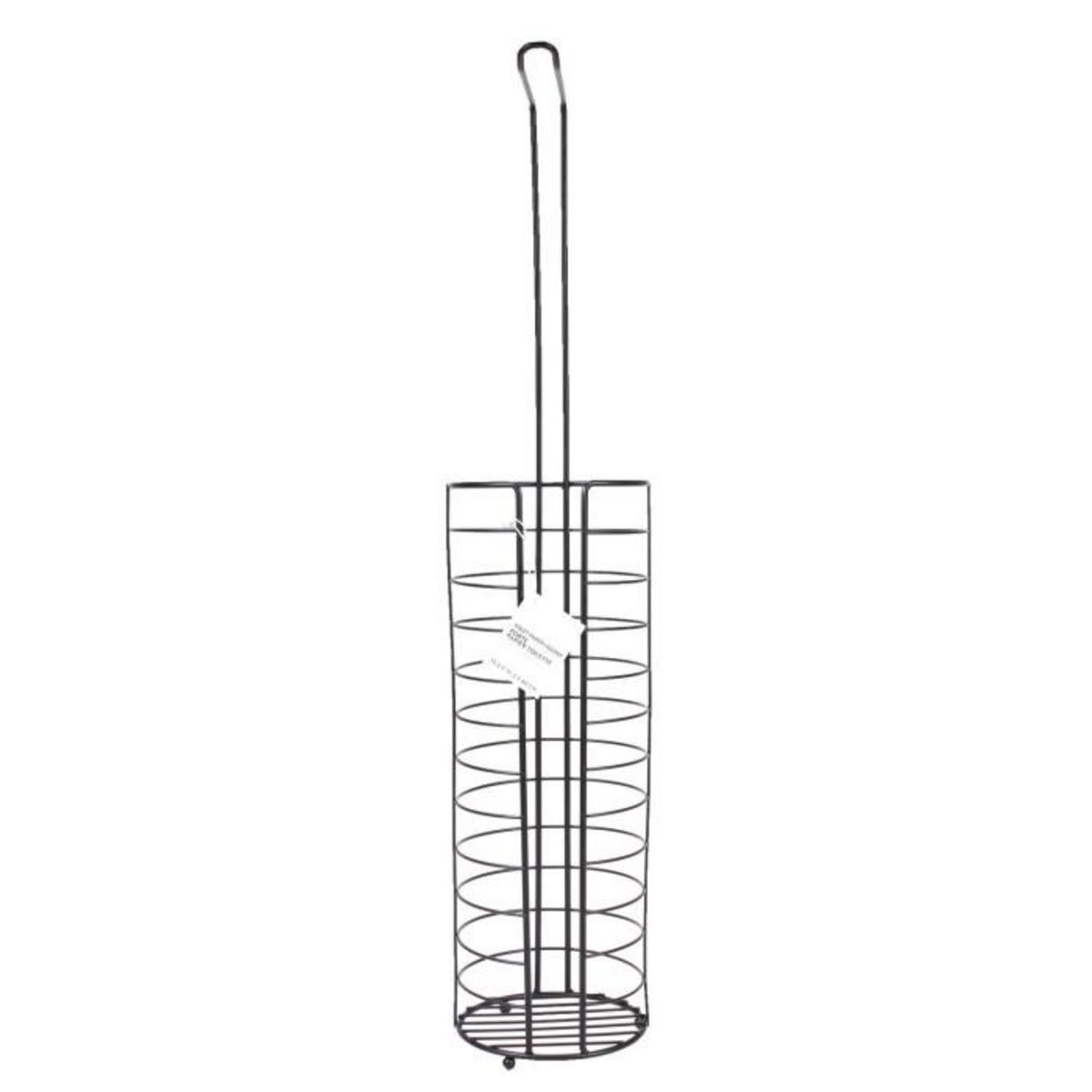 Paris Prix Porte Papier WC en Métal  Rouleaux  60cm Noir