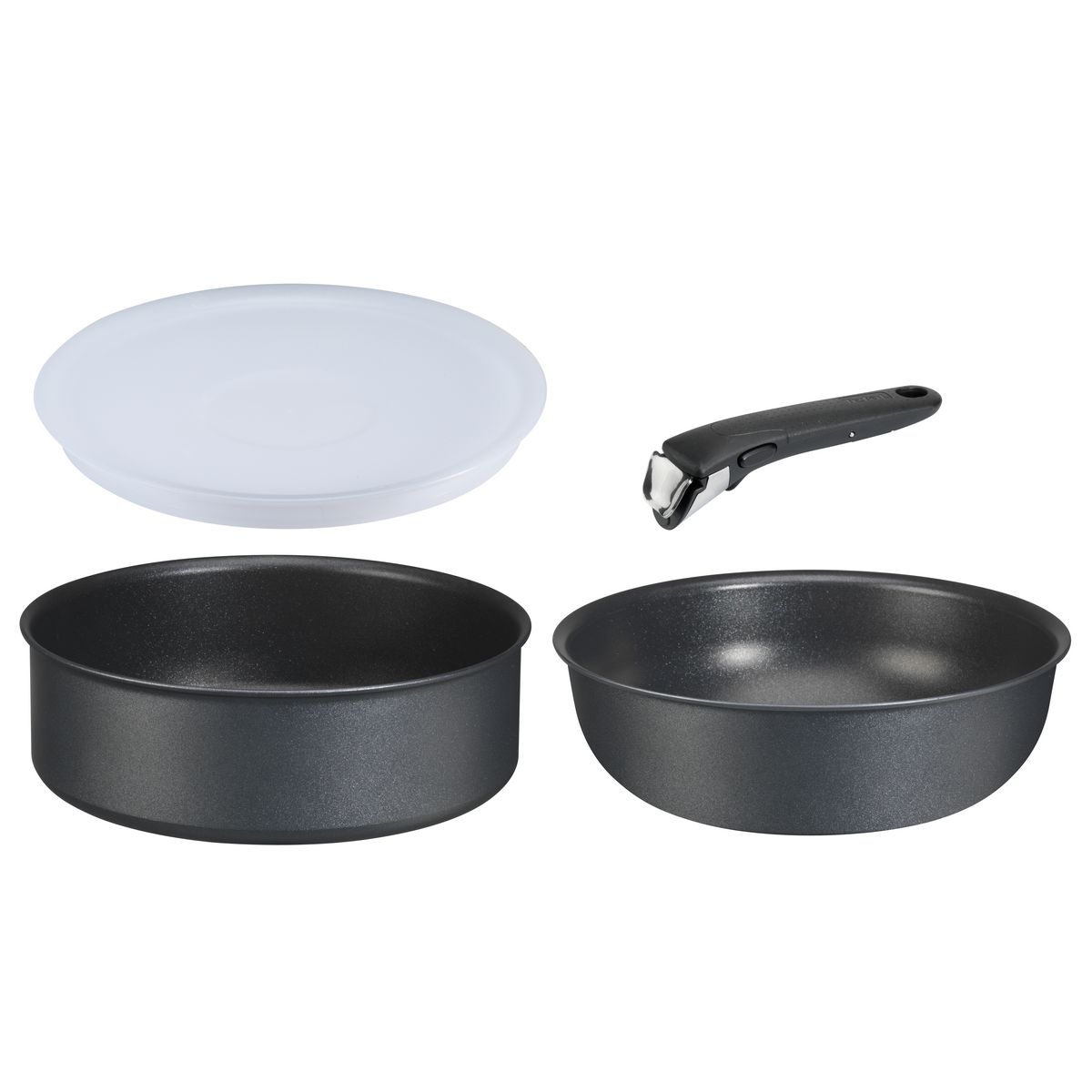 TEFAL INGENIO gris blokker Set 4 pièces wok sauteuse