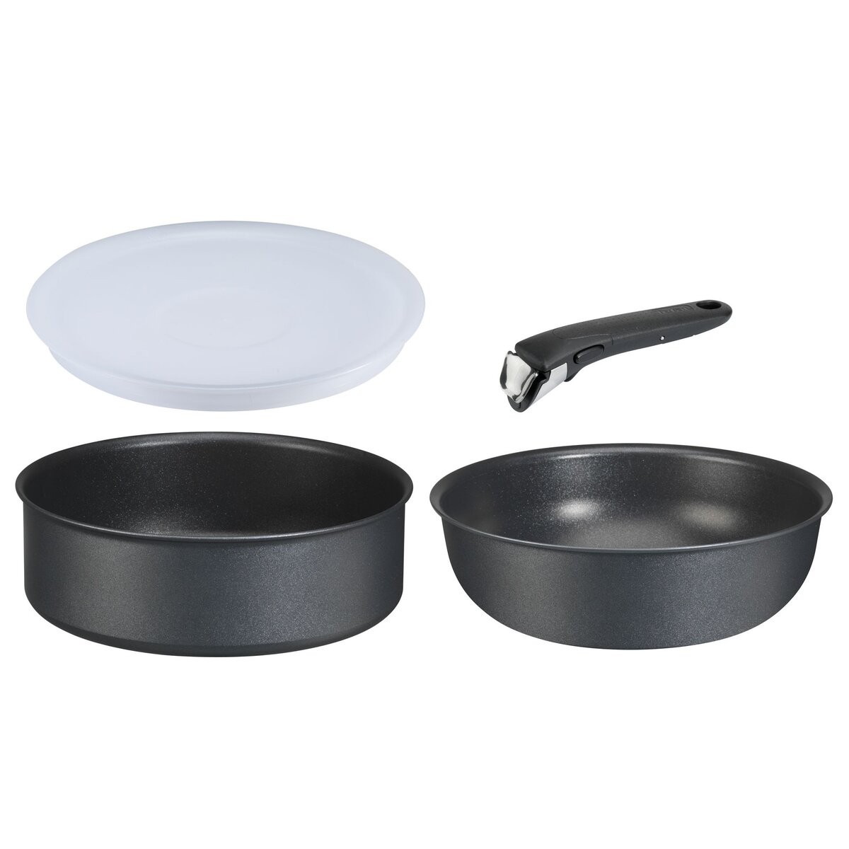 TEFAL INGENIO gris blokker Set 4 pièces wok sauteuse pas cher 