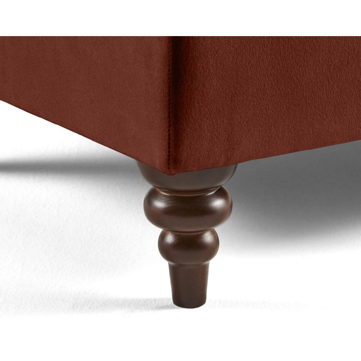 BEST MOBILIER Flamingo - canapé droit 2 places en velours