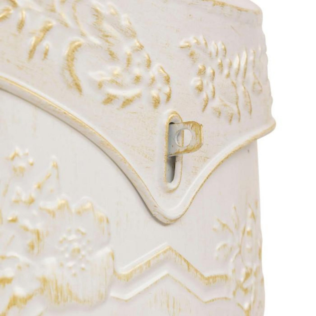 ATMOSPHERA Boîte aux Lettres Déco en Métal  Tino  40cm Blanc