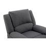 Voir la diapositive 8 : Fauteuil relax manuel HELENE tissu coloris gris anthracite