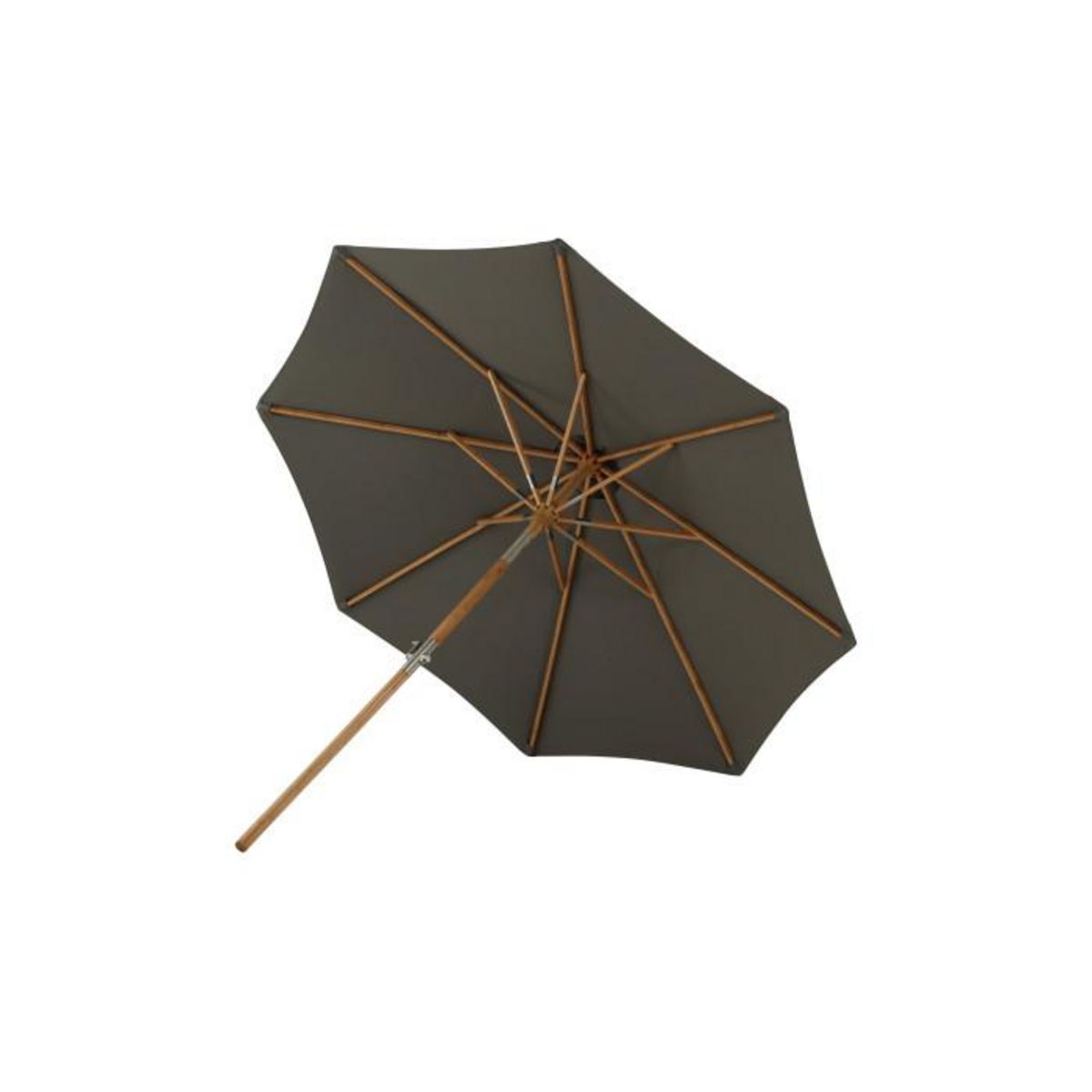 Paris Prix Parasol en Bois  Cerox  270cm Gris
