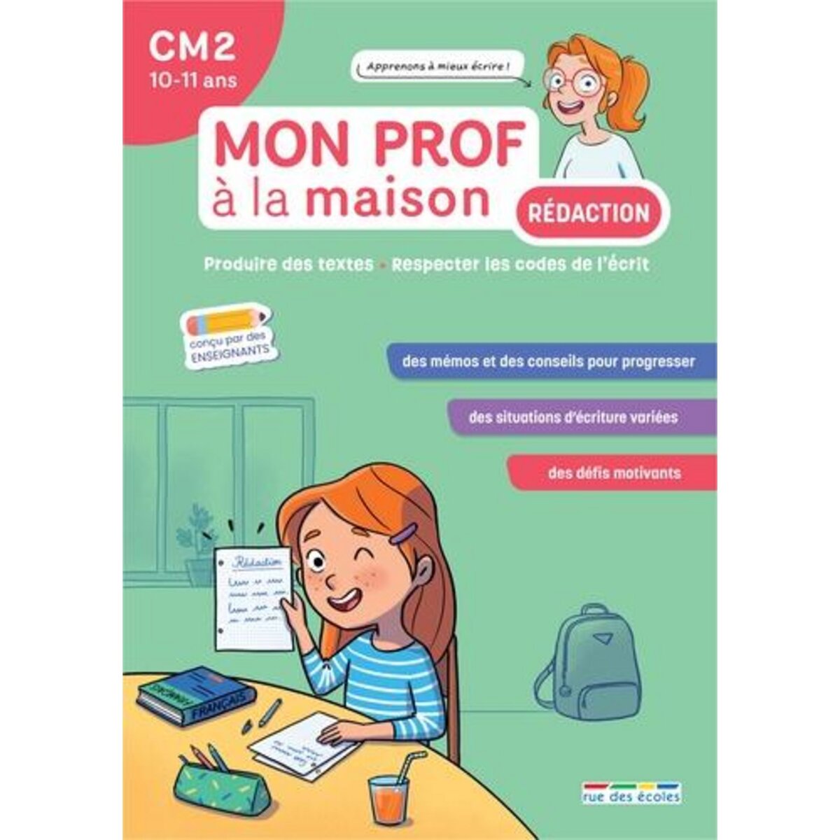 REDACTION CM2 MON PROF A LA MAISON, Serra Gaëtan