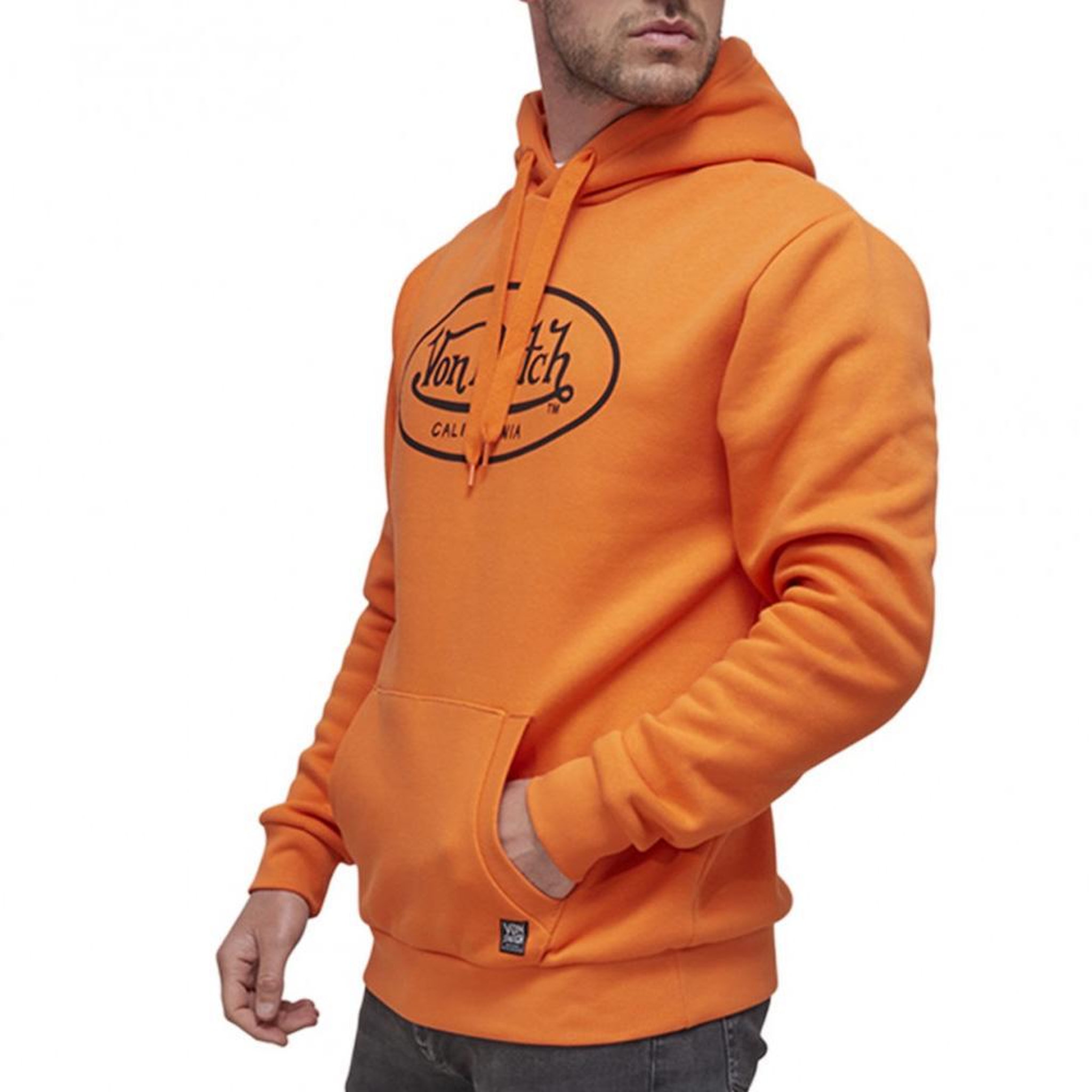 VON DUTCH Sweat Orange Homme Von Dutch BRANDO. Coloris disponibles : Orange