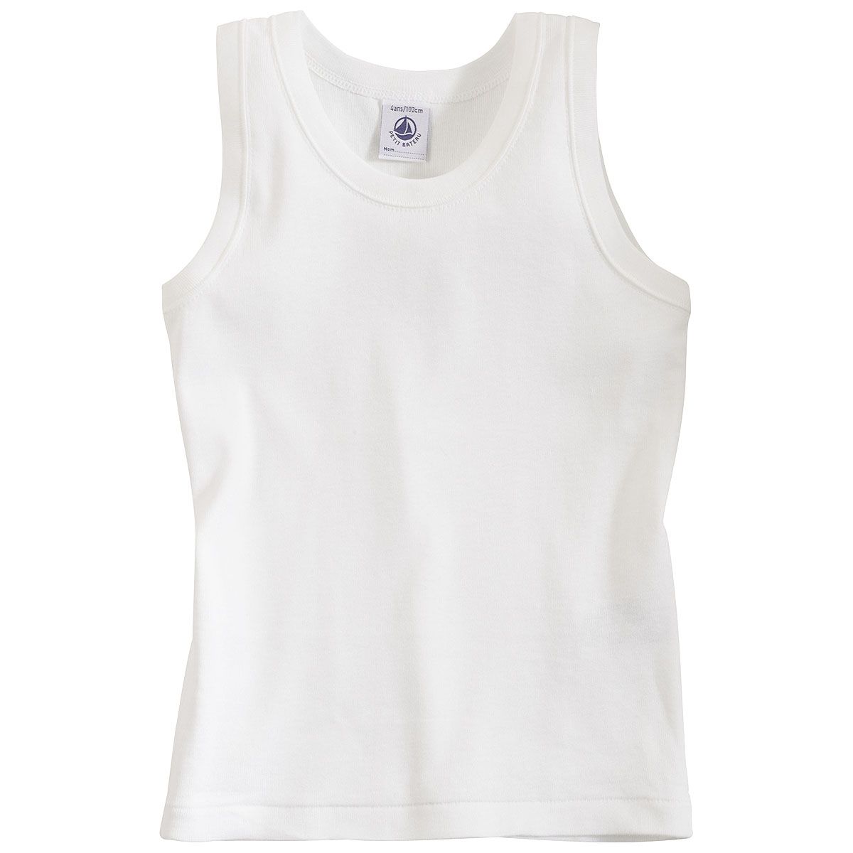 PETIT BATEAU Débardeur blanc garçon