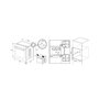 Voir la diapositive 6 : Beko Four intégrable multifonction 72l 60cm pyrolyse noir - BBIS17302BMP