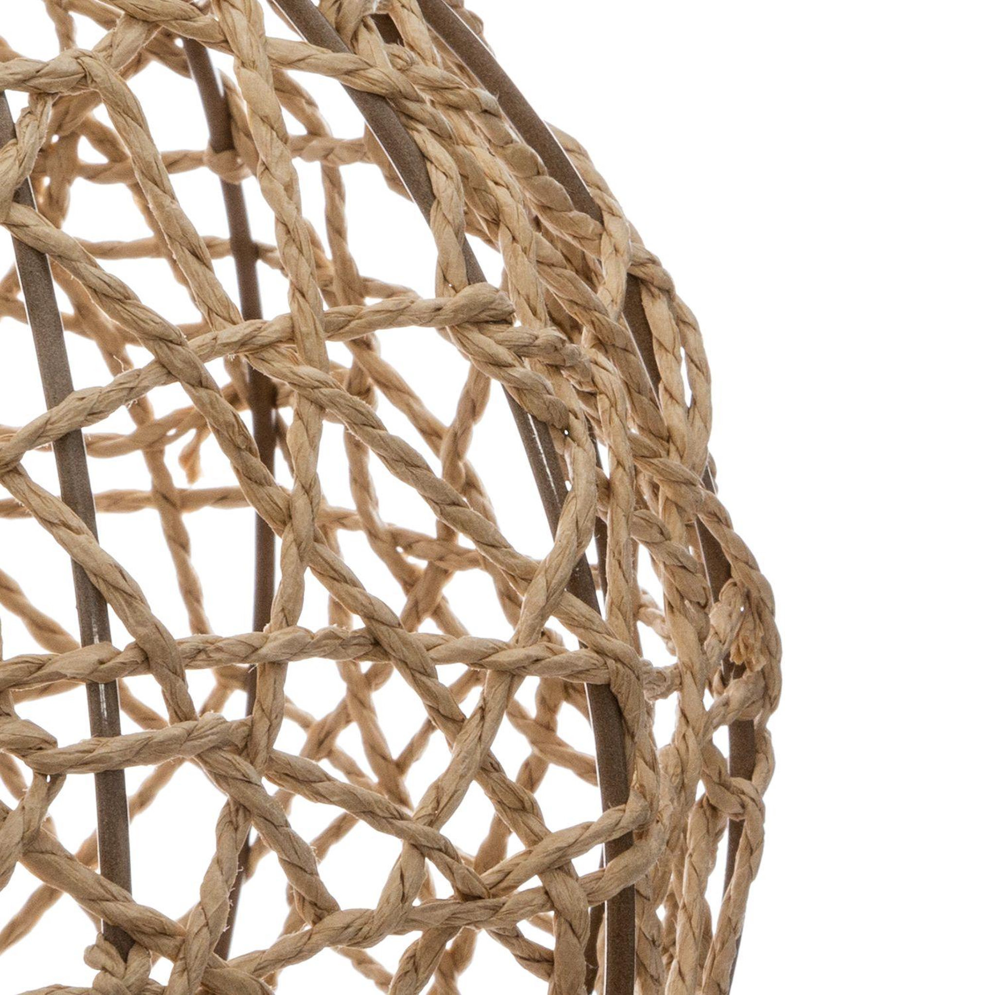 Voir la diapositive 2 : ATMOSPHERA Lampe à poser boule raahe - beige - h. 33,5 cm