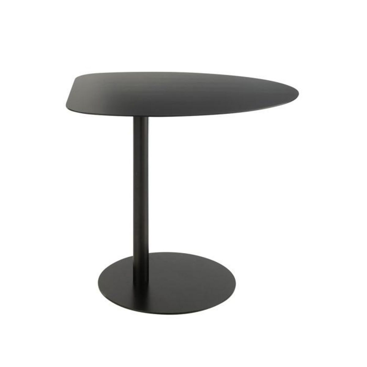 Paris Prix Table d'Appoint en Métal  Ice  55cm Noir