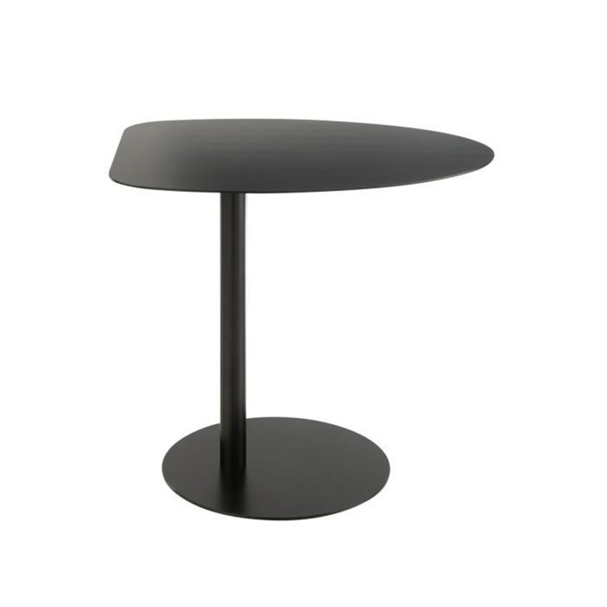 Paris Prix Table d'Appoint en Métal  Ice  55cm Noir