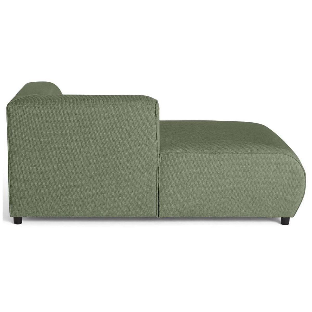 LISA DESIGN Suaro - module d'assise méridienne gauche en tissu texturé