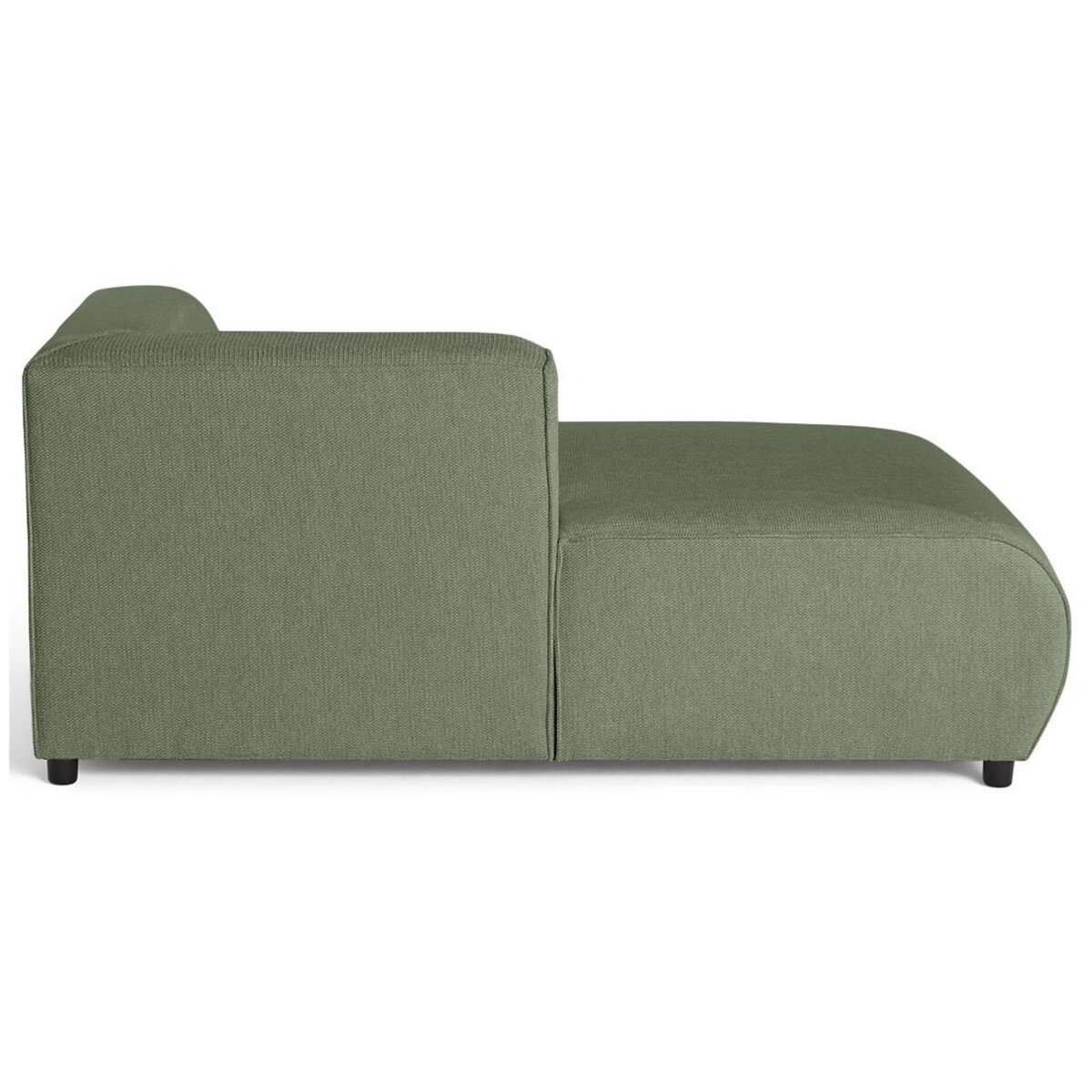 LISA DESIGN Suaro - module d'assise méridienne gauche en tissu texturé