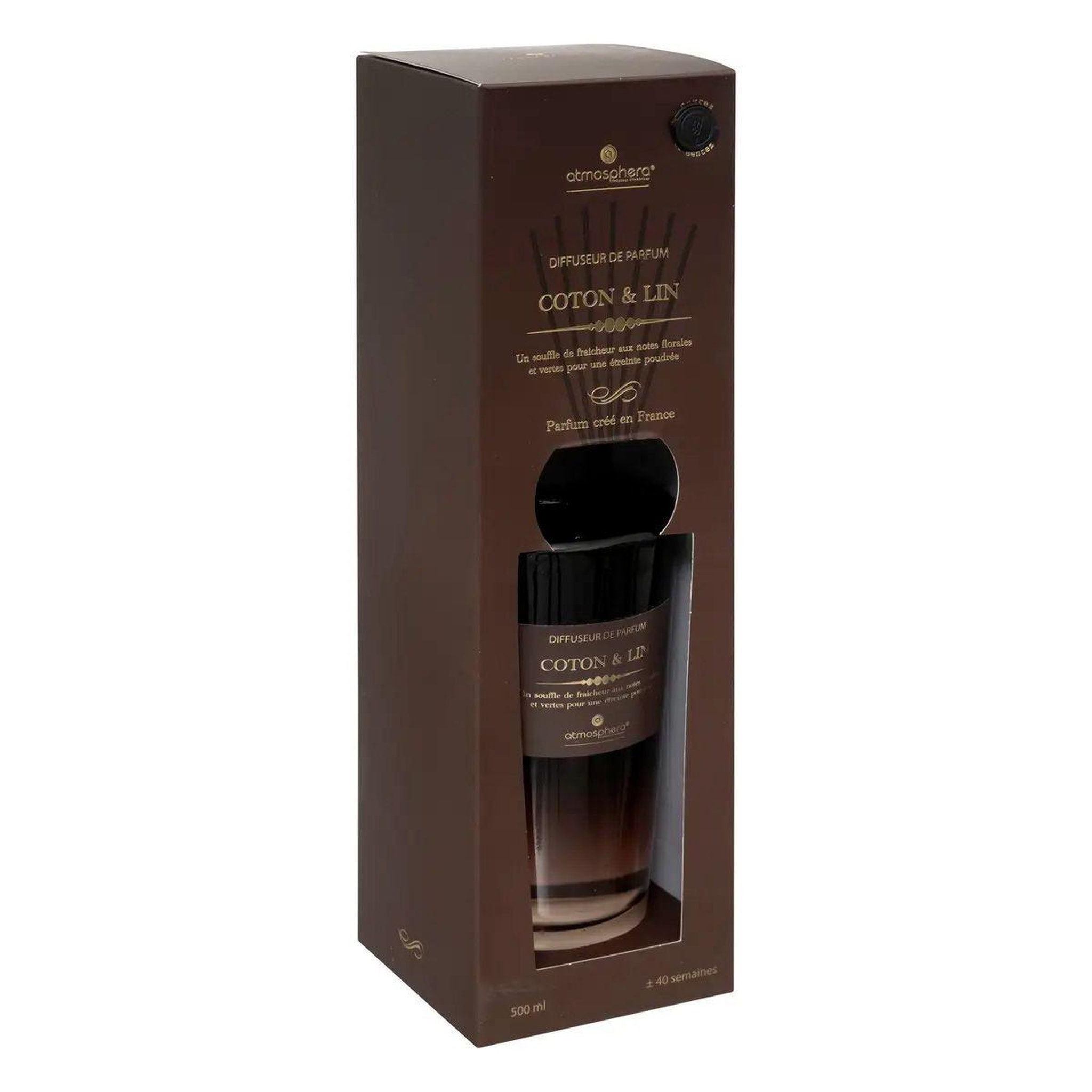 Voir la diapositive 2 : ATMOSPHERA Diffuseur de parfum  alma  500ml coton & lin
