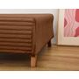 Voir la diapositive 3 : BEST MOBILIER Cristal - pouf modulable - 65 cm - en fausse fourrure côtelée