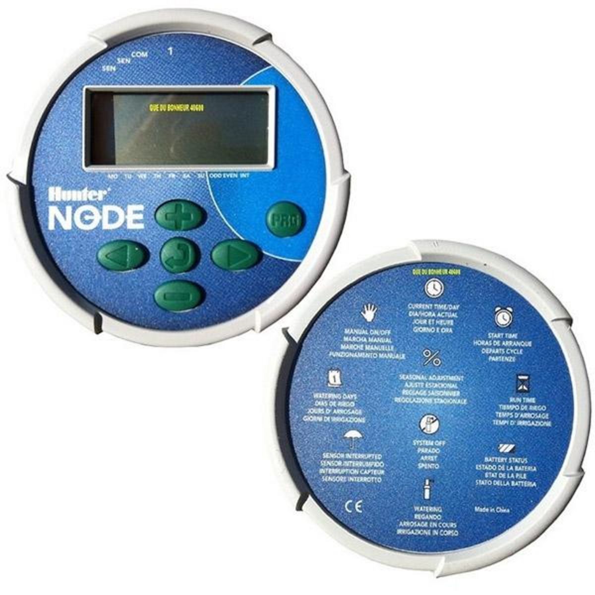 Hunter Vanne programmable 9v 1 avec electrovanne - node-100-valve-b