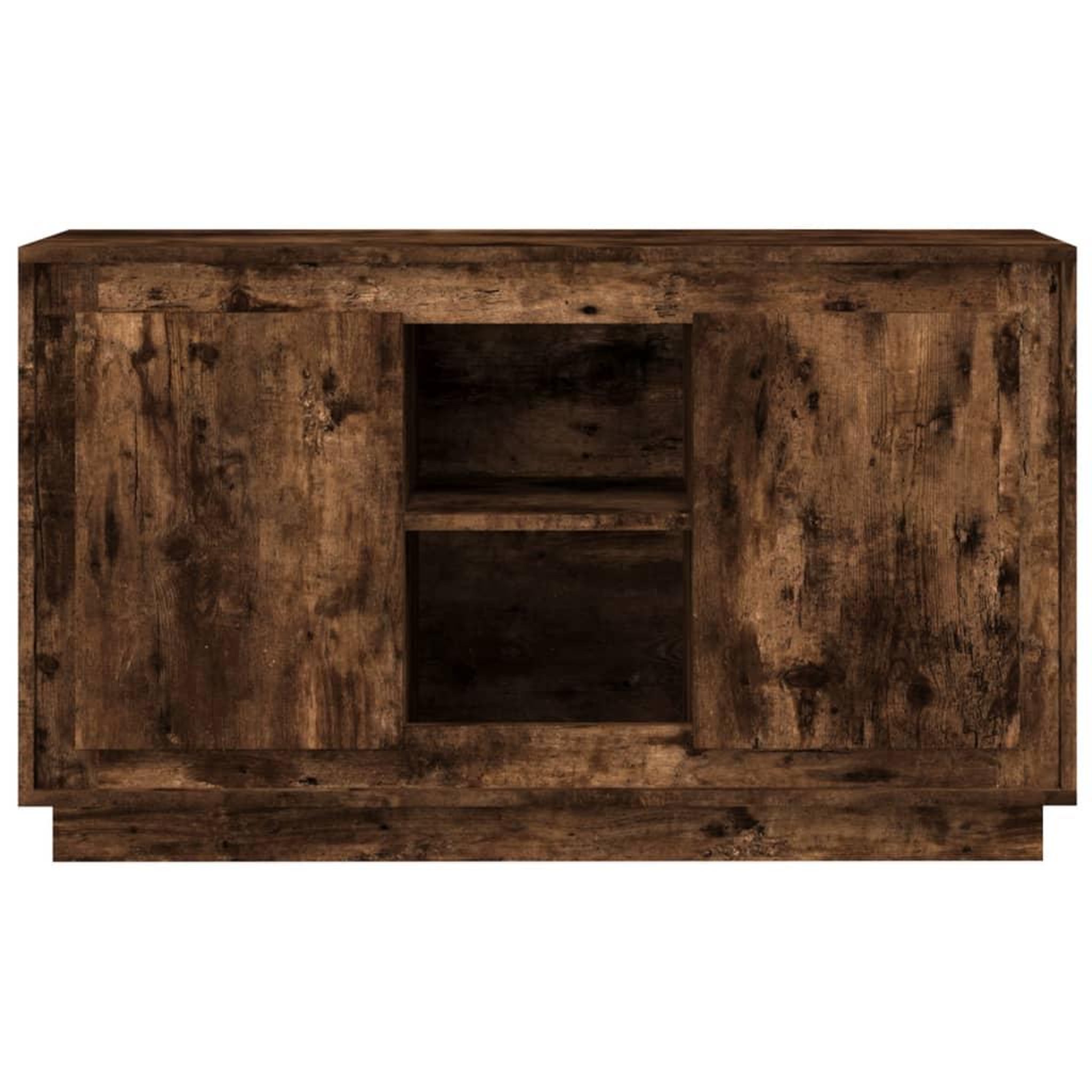 Voir la diapositive 5 : VIDAXL Buffet chene fume 102x35x60 cm bois d'ingenierie