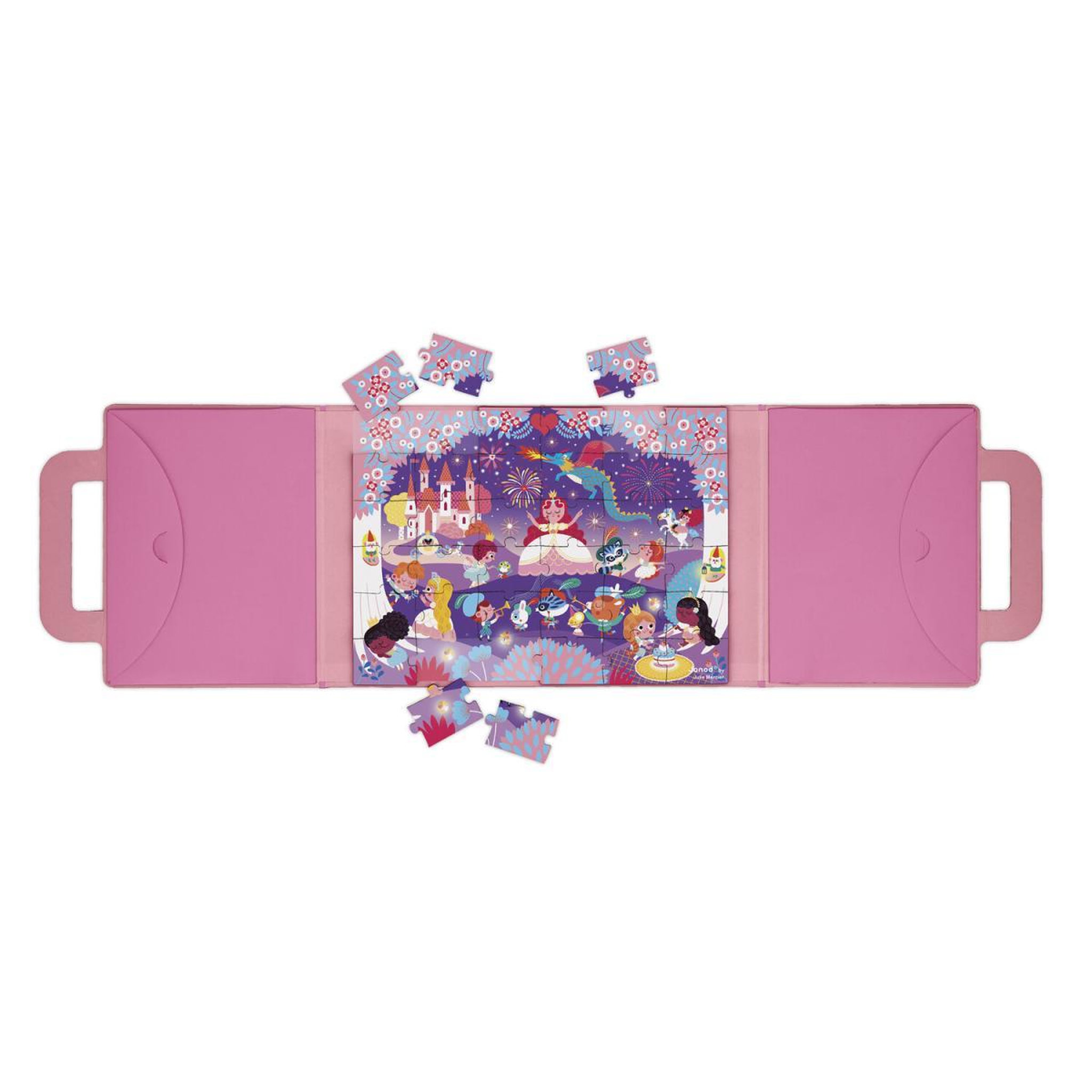 Voir la diapositive 4 : JANOD Magneti puzzle Princesses 36pcs