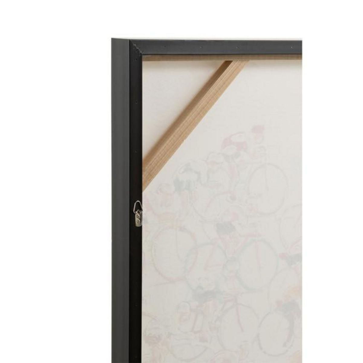 Paris Prix Tableau Peinture Déco  Cyclistes  100x180cm Multicolore