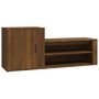 Voir la diapositive 2 : VIDAXL Armoire a chaussures Chene marron 130x35x54cm Bois d'ingenierie