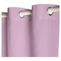 Voir la diapositive 2 : TODAY Rideau à oeillets en coton 140x250 cm