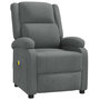 Voir la diapositive 2 : VIDAXL Fauteuil de massage Gris fonce Tissu