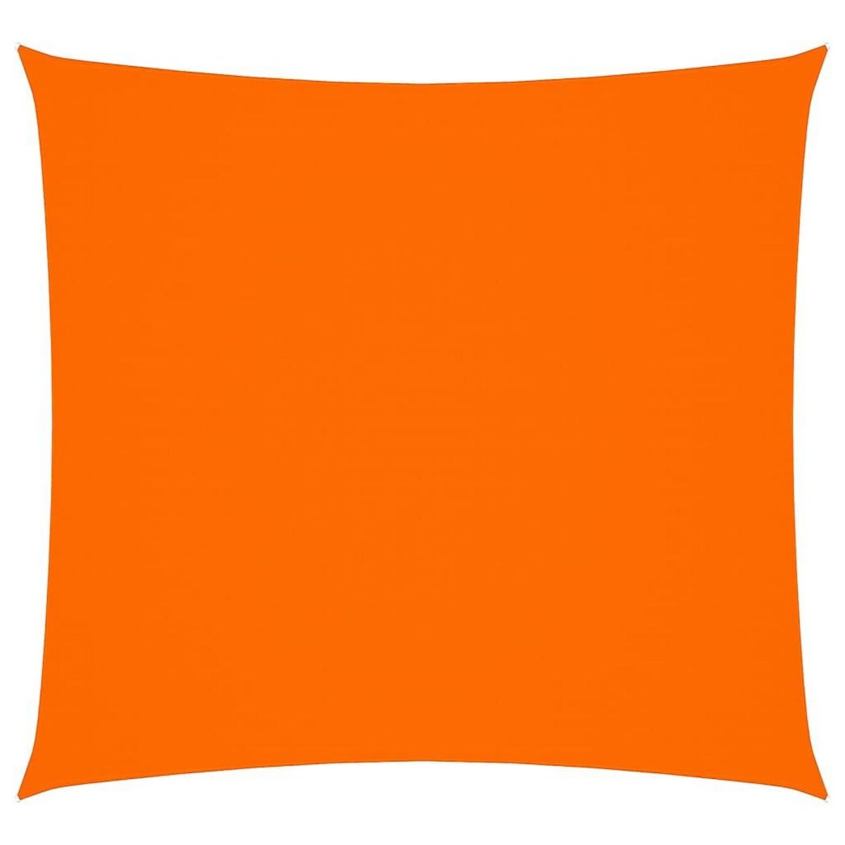 VIDAXL Voile de parasol tissu oxford carre 7x7 m orange
