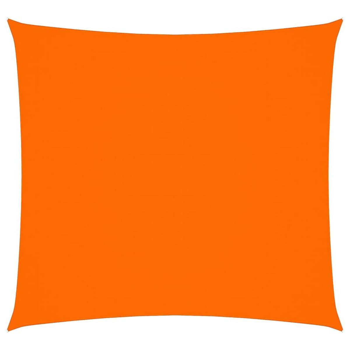 VIDAXL Voile de parasol tissu oxford carre 7x7 m orange