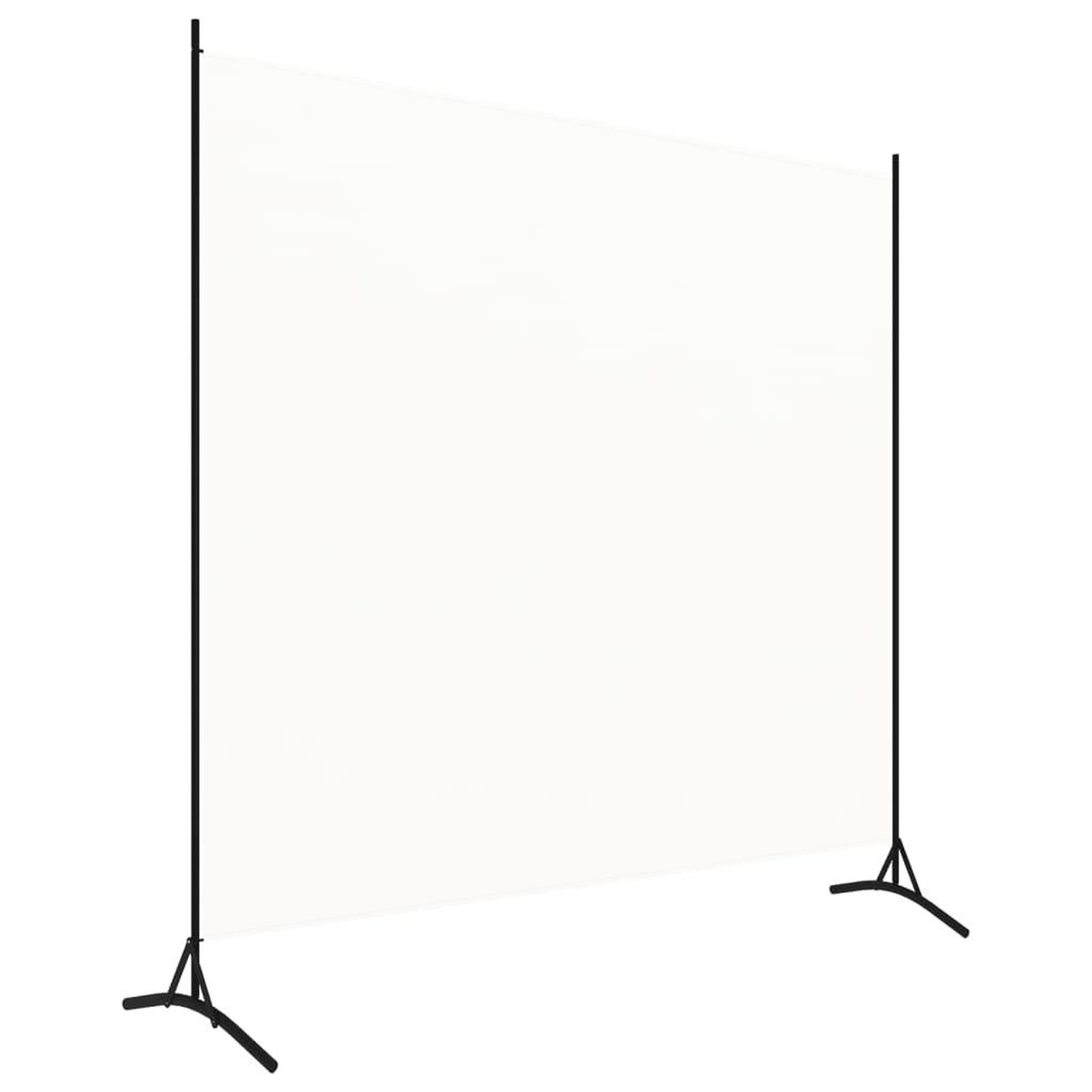 Voir la diapositive 2 : VIDAXL Cloison de separation blanc 175x180 cm tissu
