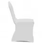 VIDAXL Housses elastiques de chaise Blanc 12 pcs