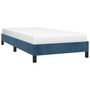 Voir la diapositive 4 : VIDAXL Cadre de lit sans matelas bleu fonce 100x200 cm velours