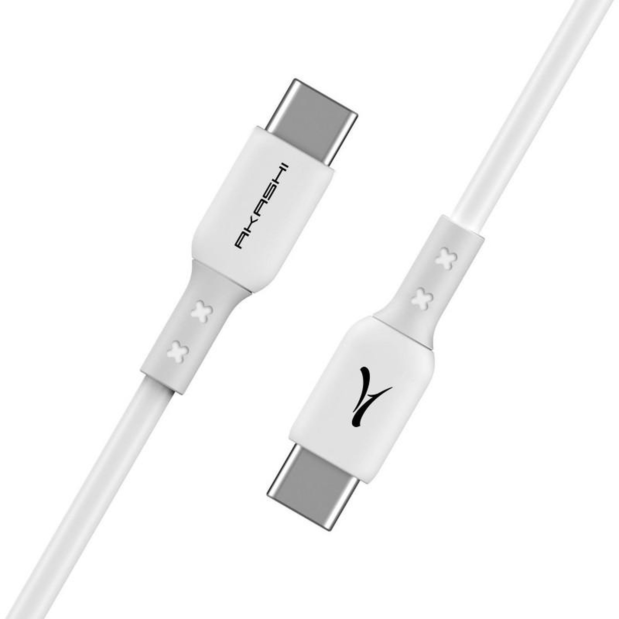 Voir la diapositive 3 : Akashi Câble USB AKASHI ALTCABLTCTCWH