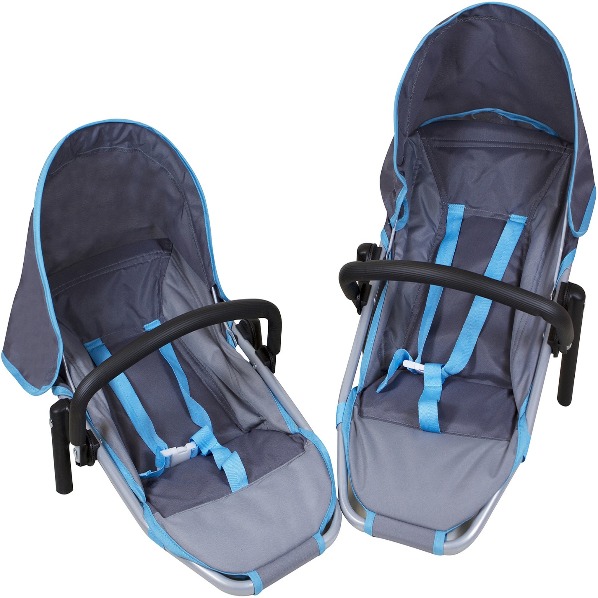 Voir la diapositive 2 : One Two Fun Poussette Jogger jumeaux de luxe 3 roues