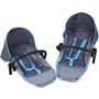 Voir la diapositive 2 : One Two Fun Poussette Jogger jumeaux de luxe 3 roues